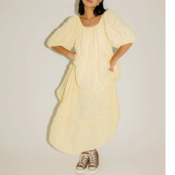 Exclusive Butter Yellow Daymaker Maxi Dress, Small - Picture 2 of 5